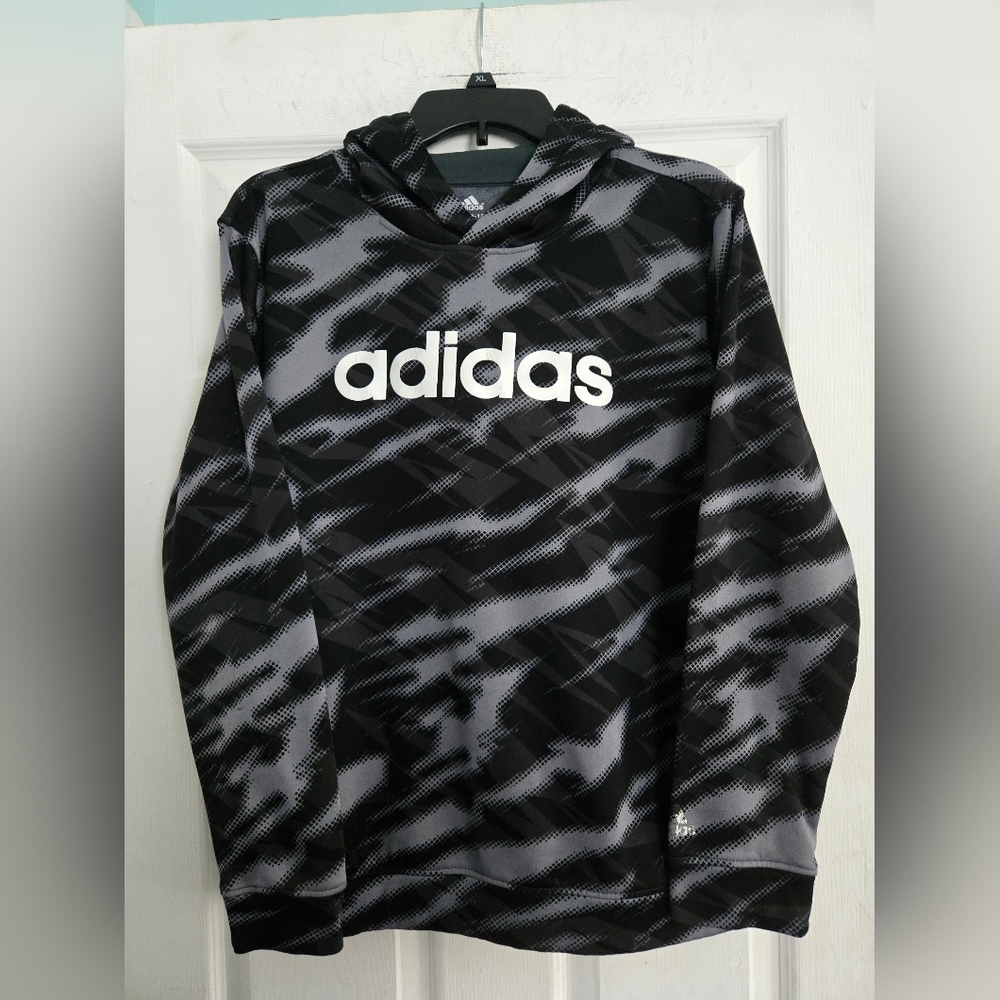 Boys Adidas Camo Hoodie